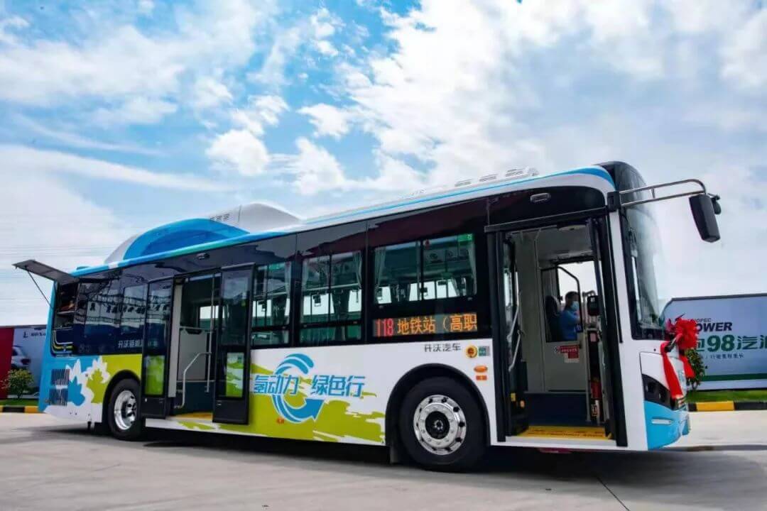 南京首條氫能客車示范線開啟氫藍時代