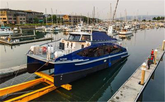 全球首艘100%氫燃料電池動(dòng)力商船下線 全球首艘100%氫燃料電池動(dòng)力商船下線