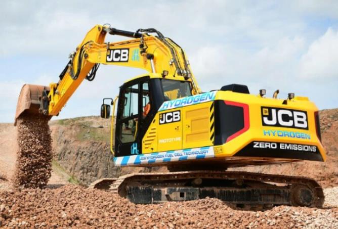 英國工程機械生產商JCB宣布已開發出建筑行業第一臺氫動力挖掘機.jpg