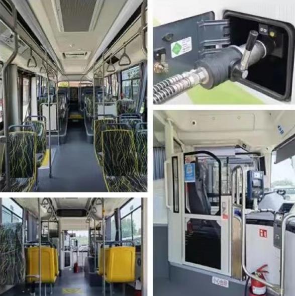 氫燃料公交車車廂內部
