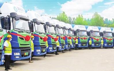 榮程集團投運20輛49噸氫能重卡 榮程集團投運20輛49噸氫能重卡