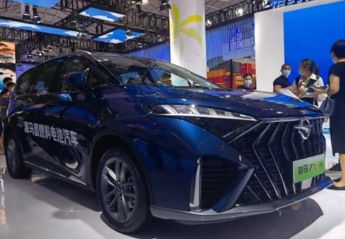 海馬7X-H實車現(xiàn)身，氫燃料電池MPV